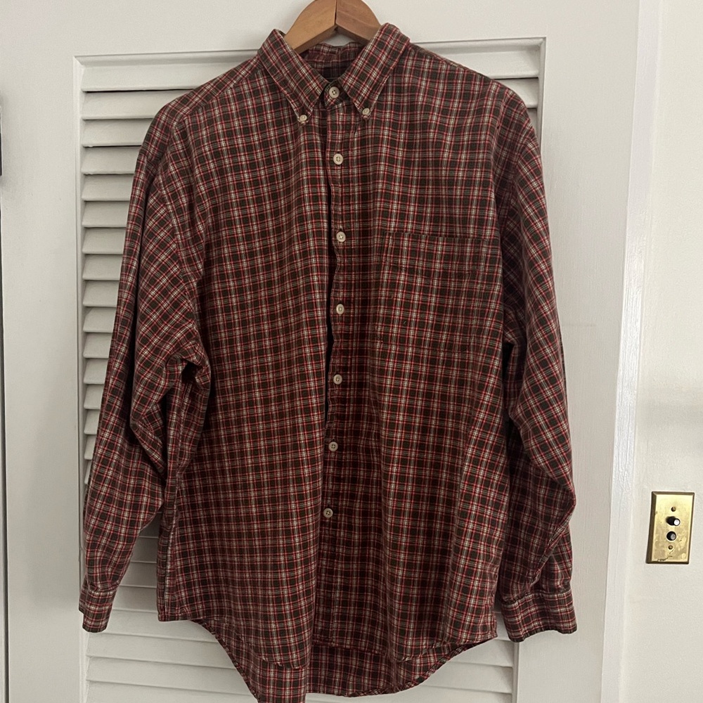 Abercrombie and Fitch Men’s Light Flannel 100% Cotton Shirt Large